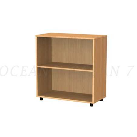 Etagère 2 cases sur roulette