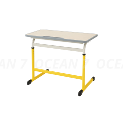 TABLE SCOLAIRE DOUBLE 130X50 Ajustable T4 a T6