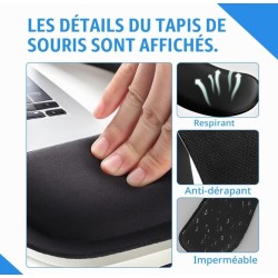 Support repose poignée antiderapant 42cm